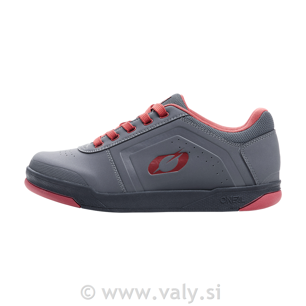 Oneal čevlji PINNED Flat siva rdeča
